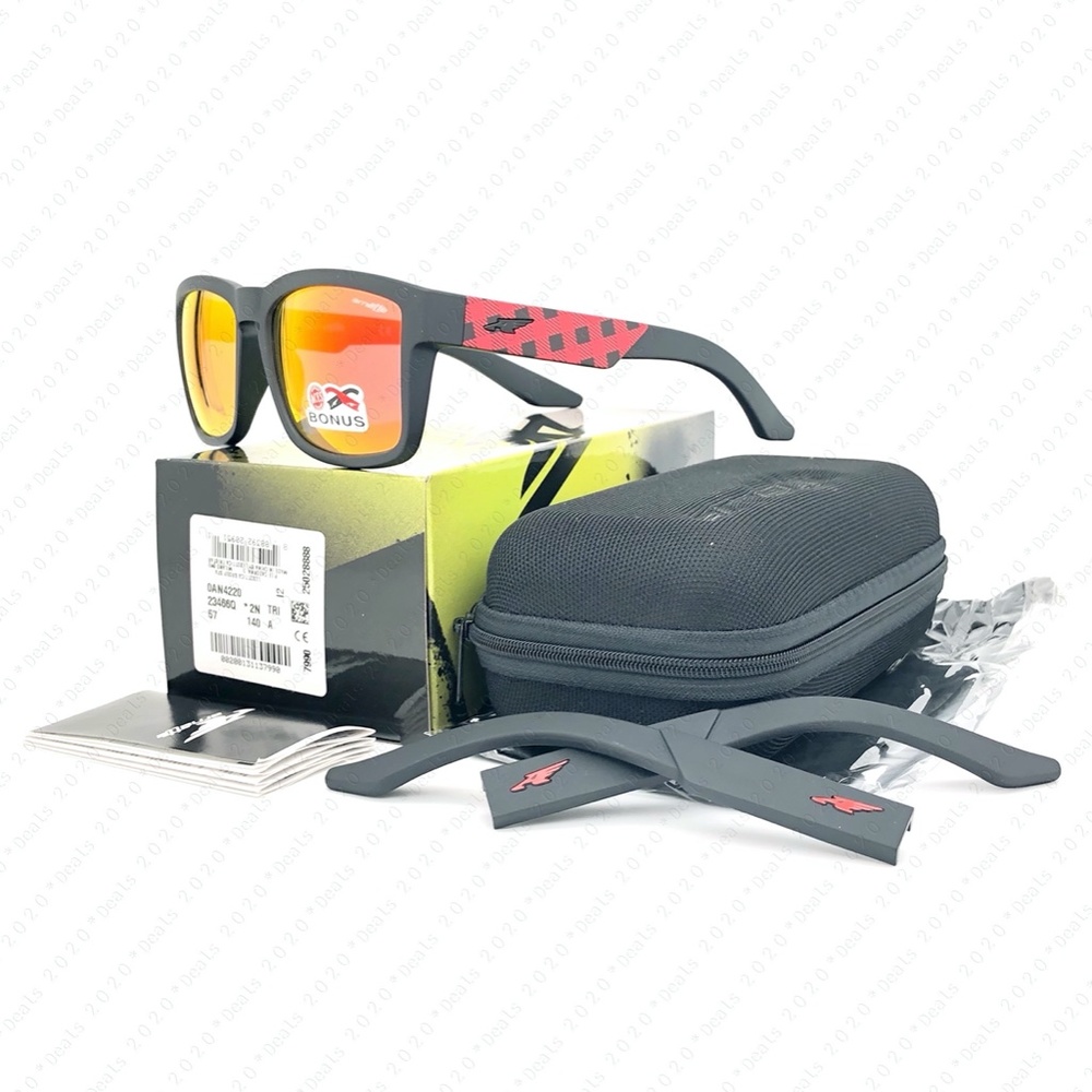 Arnette Turf AN4220 23466Q 57mm Matte Black Sunglasses